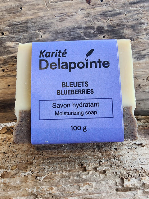 Savon exfoliant Bleuet